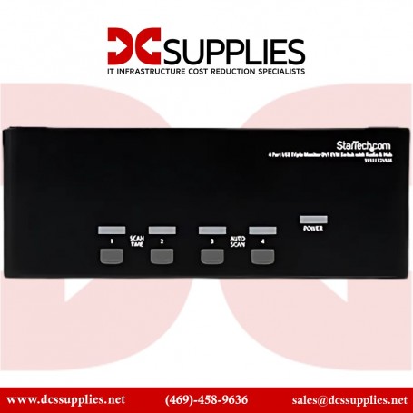 StarTech.com SV431TDVIUA 4 Port Triple Monitor DVI USB Switch (SV431TDVIUA)
