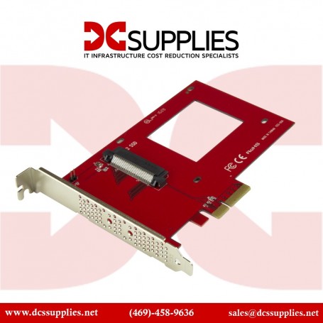 StarTech PEX4SFF8639 U.2 to PCIe Adapter - x4 PCIe for NVMe SSD (PEX4SFF8639)