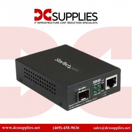 StarTech MCM1110SFP Gigabit Ethernet Fiber Media Converter (MCM1110SFP)