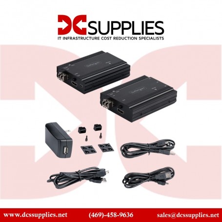 StarTech SV565FXHD4KU HDMI KVM Extender over Fiber - 4K UHD (SV565FXHD4KU)