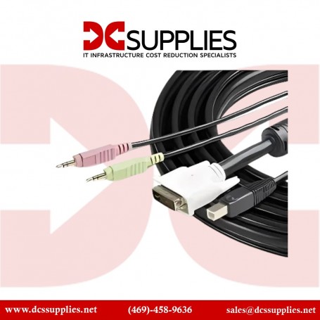 StarTech USBDVI4N1A6 6 ft 4-in-1 USB DVI KVM Cable with Audio and Microphone (USBDVI4N1A6)