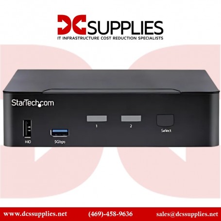 Startech SV231DPUCA USB C 2 Port Display KVM With switch 4K UHD HDR Video (SV231DPUCA)
