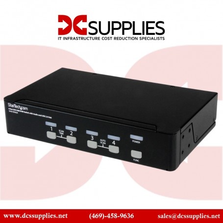 StarTech SV431DVIUA USB/Dvi Kvm Switch with Audio, 4 Ports (SV431DVIUA)