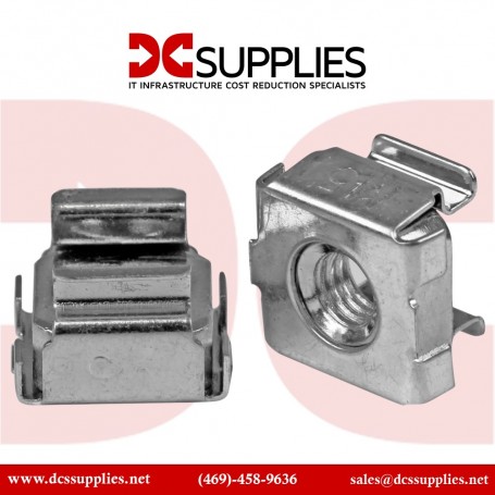 StarTech CABCAGENT62B M6 Mounting Cage Nuts for Server Rack & Cabinet (CABCAGENT62B)