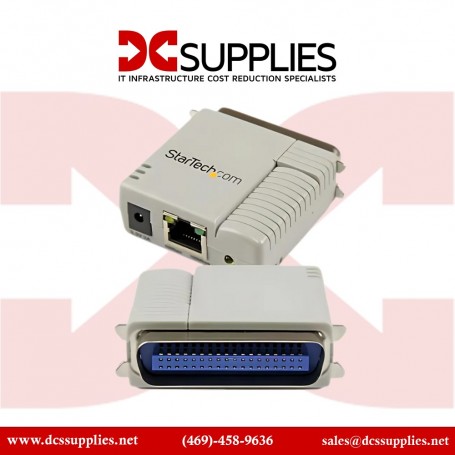 StarTech PM1115P2 1 Port 10/100 Mbps Ethernet Parallel Network Print Server (PM1115P2)