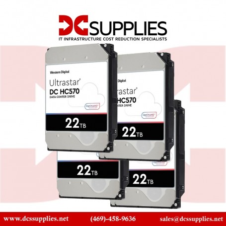 Western Digital Ultrastar 0F48155 DC HC570 22TB Hard Drive - 3.5"Internal(SATA/600) (0F48155)