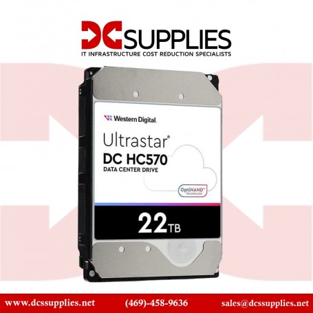 Western Digital Ultrastar 0F48155  DC HC570 22TB Hard Drive - 3.5"Internal(SATA/600) (0F48155)