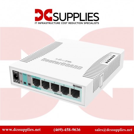 Mikrotik CSS106-1G-4P-1S network switch Gigabit Ethernet (10/100/1000) (CSS106-1G-4P-1S)