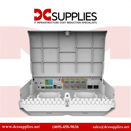 MikroTik CSS610-1Gi-7R-2S+OUT netPower Lite 7R 8-Port Outdoor Switch (CSS610-1Gi-7R-2S+OUT)