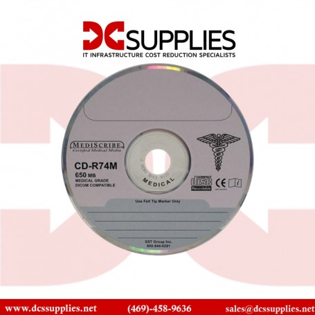 TDK CD-R80MST100M 700MB Medical Grade Silver Thermal Printable (CD-R80MST100M)