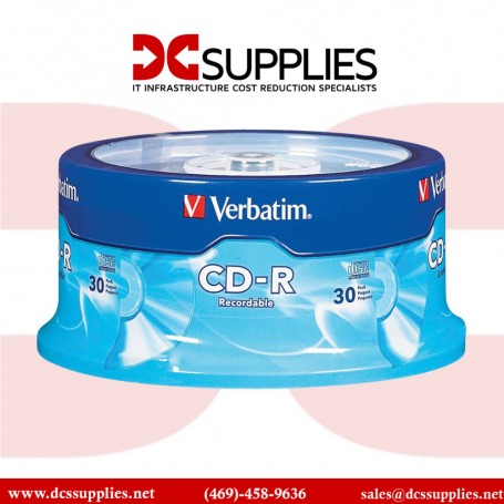 Verbatim 95152 CD-R 700 MB 52x Recordable Disc (Spindle Pack of 30) (95152)