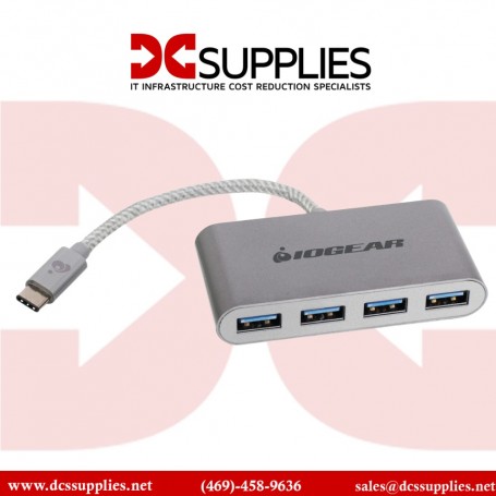IOGEAR GUH3C14 Accessory Hub-C - USB-C to 4-Port USB-A Hub (GUH3C14)