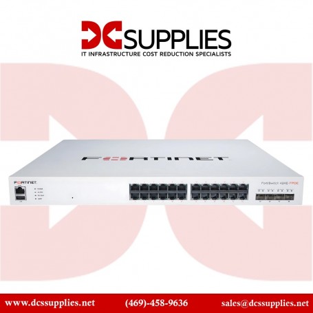 Fortinet FS-424E FortiSwitch 24 Port Ethernet Switch 1RU Layer 3 (FS-424E)