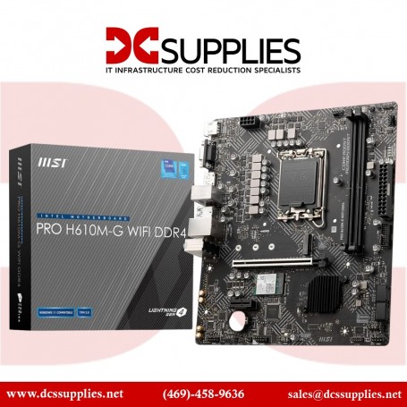 MSI Pro H610M-G DDR4 MATX Motherboard DDR4 (PRO H610M-G)