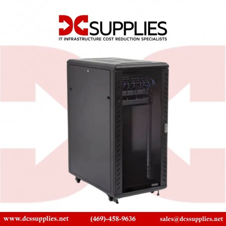 StarTech RK2433BKM 24U 4-Post Server Rack Cabinet (RK2433BKM)