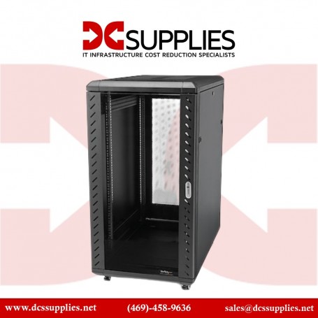 StarTech RK2433BKM 24U 4-Post Server Rack Cabinet (RK2433BKM)