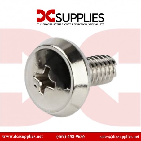 StarTech CABSCRWS1224  12-24 Server Rack Screws - 50 Pack - Nickel-plated (CABSCRWS1224)