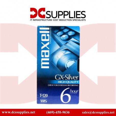 Maxell 217112 T30Plus VHS 30Mins P/I Tape Videocassette (217112)