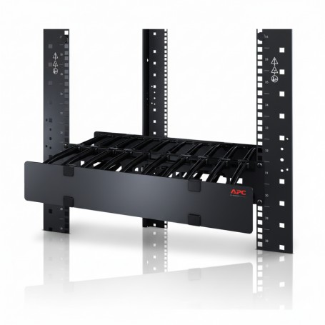 APC AR8602A Horizontal Cable Manager 1U Black (AR8602A)
