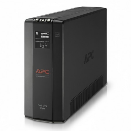 APC BX1500M Back-UPS Pro 1500VA Tower UPS, 120V, LCD, AVR (BX1500M)