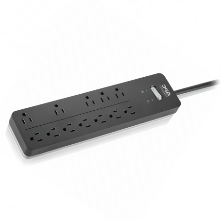 APC PH8U2 Home Office SurgeArrest 8 Outlet Surge Protector with USB Charging (PH8U2)