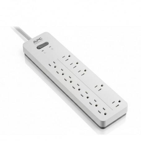 APC PH12W Home Office Surge Arrest 12-Outlet Surge Protector (PH12W)