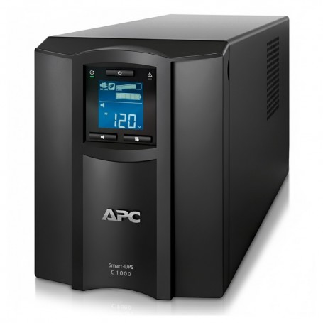APC SMC1000C Smart-UPS C Line Interactive 1000VA Tower 120V 8x NEMA 5-15R (SMC1000C)