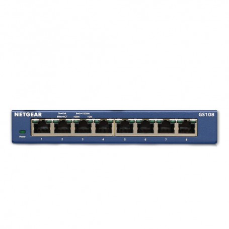 Netgear GS108-400NAS Unmanaged 8-Port Gigabit Ethernet Switch (GS108-400NAS)