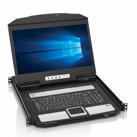 Eaton B021-SWHD-K Tripp Lite 1U Short Depth HDMI KVM Console with 18 5 LCD (B021-SWHD-K)
