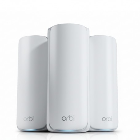 Netgear RBE773-100NAS Wireless Tri-Band 3 Piece Mesh Wi-Fi Router (RBE773-100NAS)