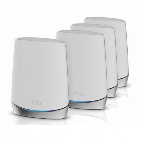 Netgear RBK754-100NAS Orbi Whole Home Tri Band Mesh WiFi  System (RBK754-100NAS)