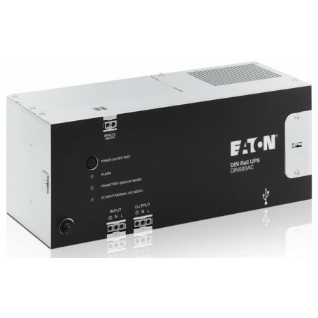 Eaton DIN500AC DIN Rail Industrial UPS 500VA 300W (DIN500AC)