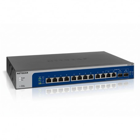 Netgear XS512EM-100NAS 12-Port 10G-Gigabit Multi Gigabit Ethernet Switch (XS512EM-100NAS)