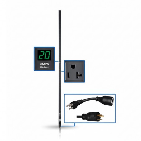 Eaton PDUMV20-72 1 5 kW Single Phase Local Metered Rack PDU (PDUMV20-72)