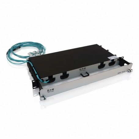 Eaton N48M-4L16L-10 Tripp Lite 1 U Preloaded Fiber Panel OM4 16 Fiber 10 m (N48M-4L16L-10)