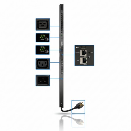 Eaton Tripp Lite PDUMNV20HVLX 3.7kW Monitored PDU 24 Outlets (PDUMNV20HVLX)