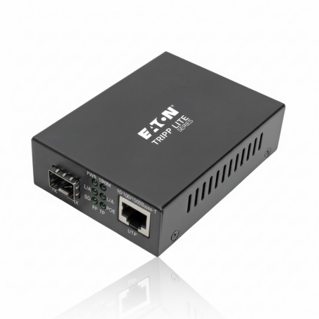 Eaton Tripp Lite N785-INT-PSFP Gigabit SFP Media Converter with PoE (N785-INT-PSFP)