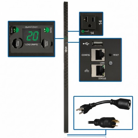 Eaton Tripp Lite PDUMVR20NETLX 1.9kW Single-Phase Switched PDU (PDUMVR20NETLX)