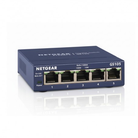 Netgear GS105NA 5-Port Gigabit Unmanaged Switch (GS105NA)