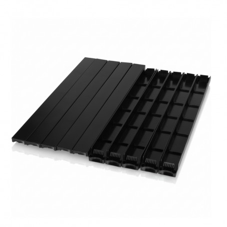 APC AR8136BLK 1U 19" Black Modular Toolless Airflow Blanking Panel (AR8136BLK)