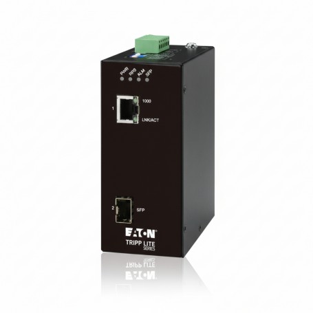 Eaton N785-H01-SFP-D Tripp Lite Series Hardened Gigabit Copper to Fiber Media Converter (N785-H01-SFP-D)