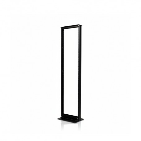 APC AR201 NetShelter 2-Post Rack 45U, Black,12-24 Threaded Holes (AR201)