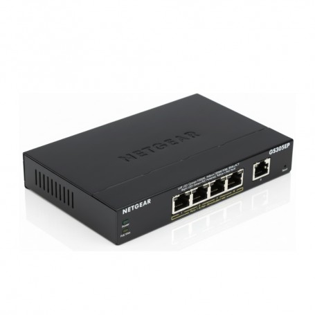 NETGEAR GS305EP-100NAS 5-Port Gigabit Managed Ethernet Switch (GS305EP-100NAS)