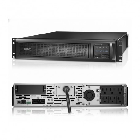 APC SMX2000RMLV2U Smart-UPS X 2000VA Rack Tower UPS 1.92 kVA 1800 W with 7 AC Outlets (SMX2000RMLV2U)