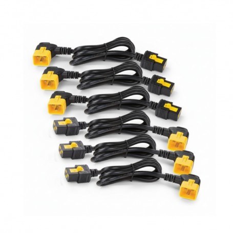 APC AP8702S-NA Power Cord Kit (6 ea) Locking, C13 to C14 (AP8702S-NA)