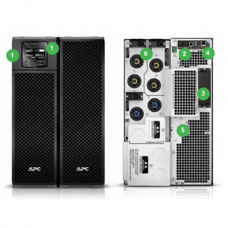 APC SRT8KXLT-5KTF Smart-UPS On-Line (8 kVA) with Integrated Transformer (SRT8KXLT-5KTF)