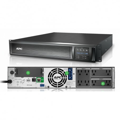 APC SMX1500RM2UCUS Line-Interactive Rack Tower UPS (SMX1500RM2UCUS)