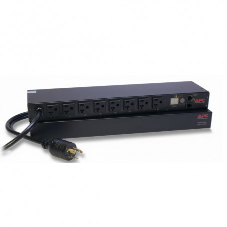 APC AP7901B Switched Rack PDU 1U 20A 120V 8 NEMA 5-20 Outlets (AP7901B)