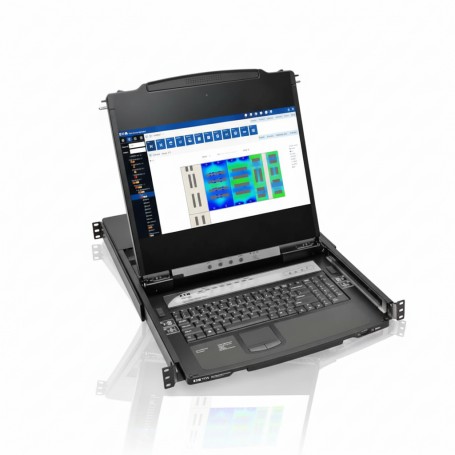 Eaton B030-008-17-IP 8-Port LCD KVM Switch IP Access (B030-008-17-IP)