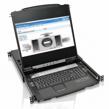 Eaton B030-DP08-17D 8-Port DisplayPort KVM Console 17in LCD (B030-DP08-17D)